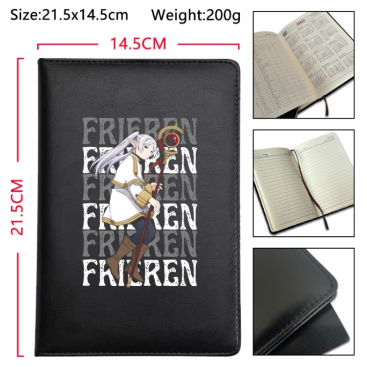 Frieren: Beyond Journey's Anime Printed PU Car Thread Notebook Hard Cover 21.5x14.5cm