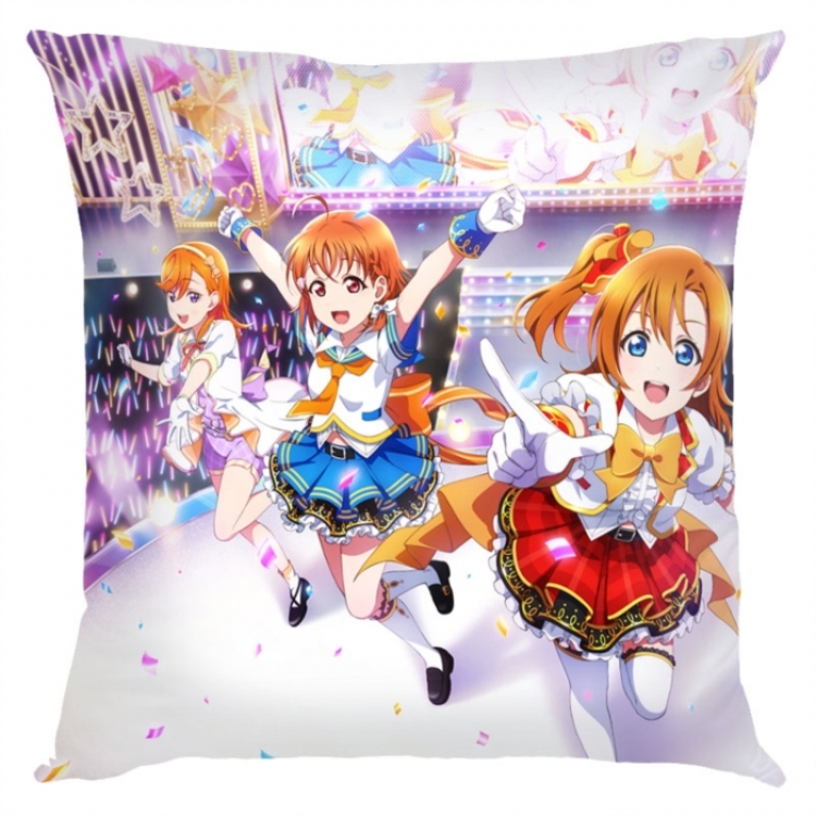 LoveLive  Anime square full-color pillow cushion 45X45CM NO FILLING 