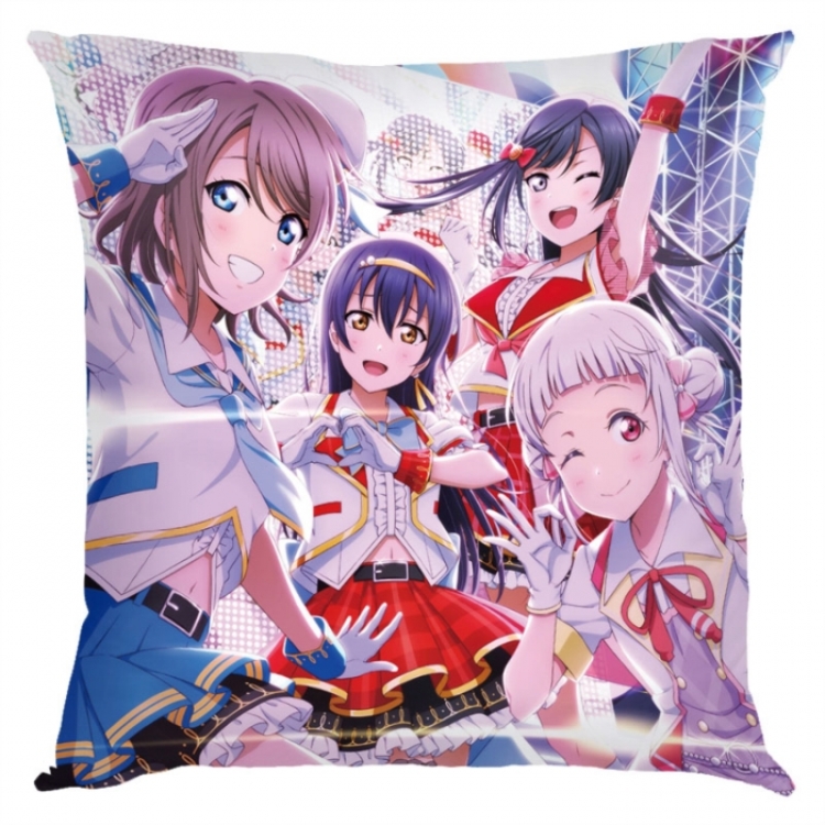 LoveLive  Anime square full-color pillow cushion 45X45CM NO FILLING 