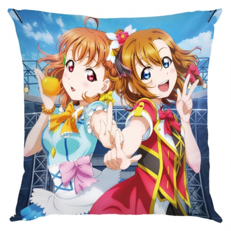 LoveLive  Anime square full-color pillow cushion 45X45CM NO FILLING 