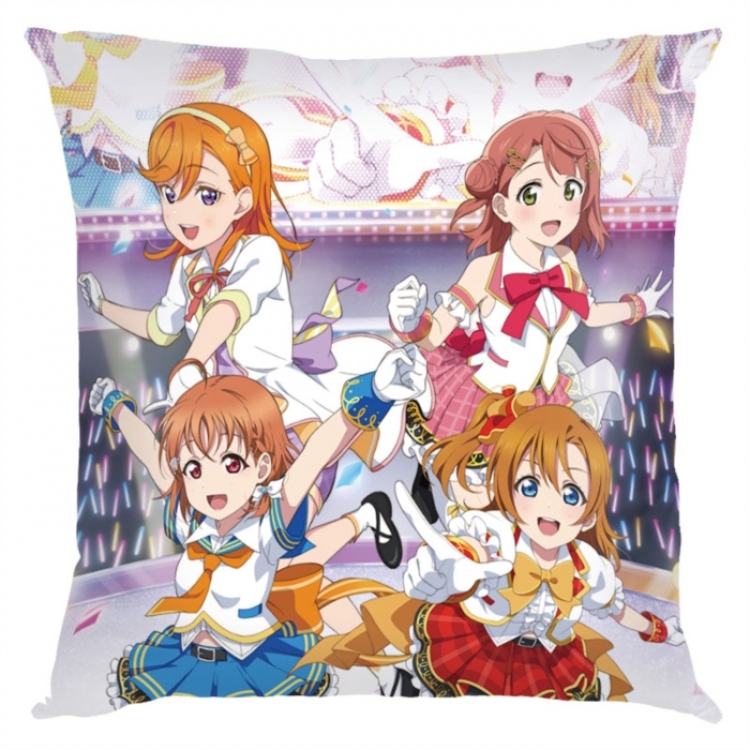 LoveLive  Anime square full-color pillow cushion 45X45CM NO FILLING 