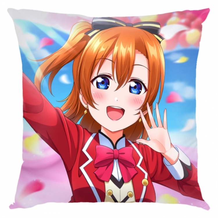 LoveLive  Anime square full-color pillow cushion 45X45CM NO FILLING 