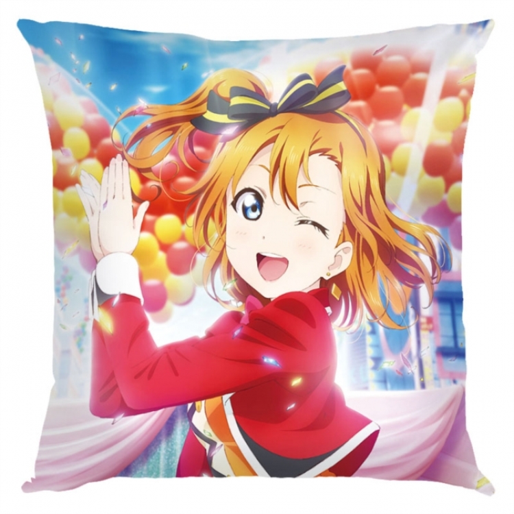 LoveLive  Anime square full-color pillow cushion 45X45CM NO FILLING 