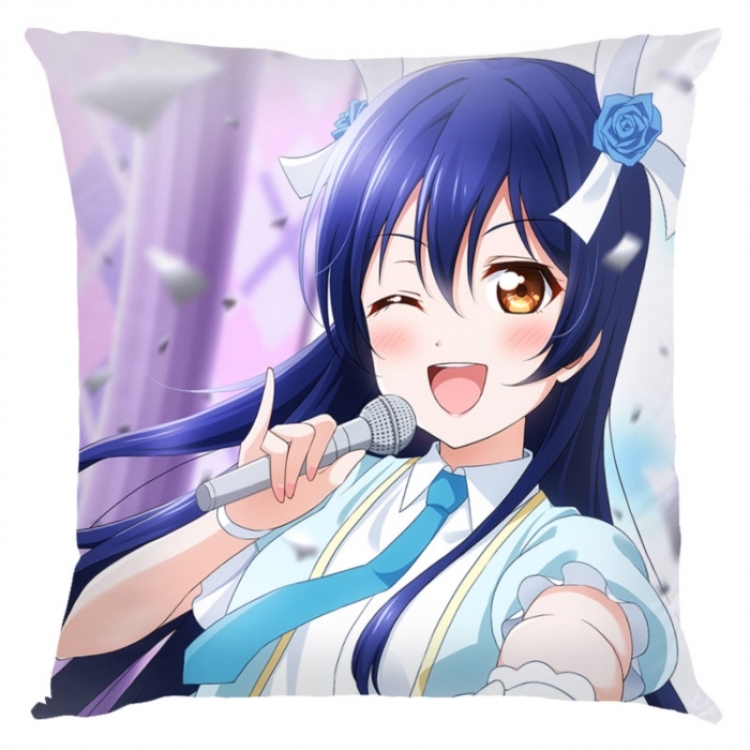 LoveLive  Anime square full-color pillow cushion 45X45CM NO FILLING 