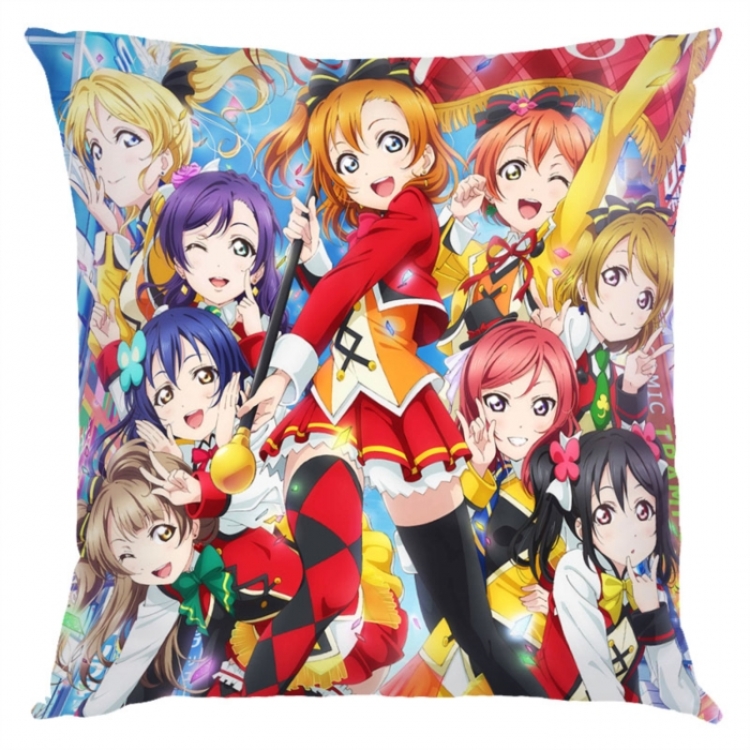 LoveLive  Anime square full-color pillow cushion 45X45CM NO FILLING 