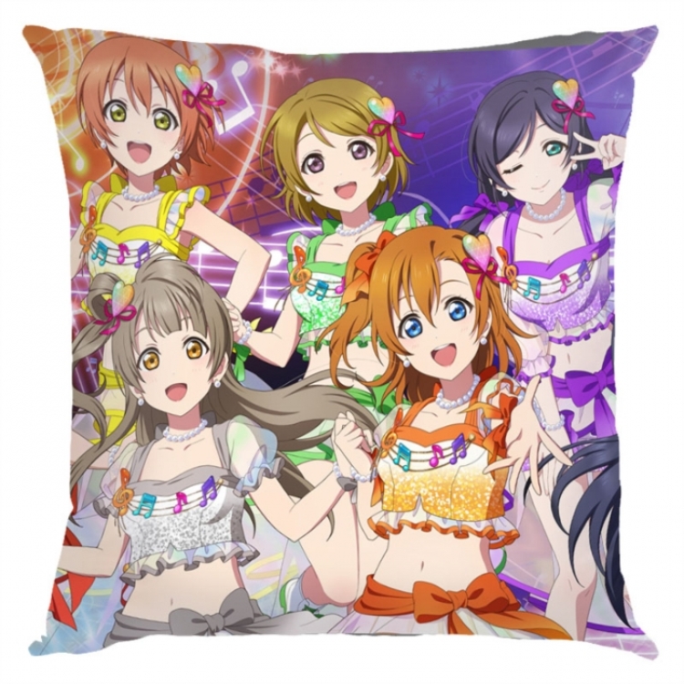 LoveLive  Anime square full-color pillow cushion 45X45CM NO FILLING 