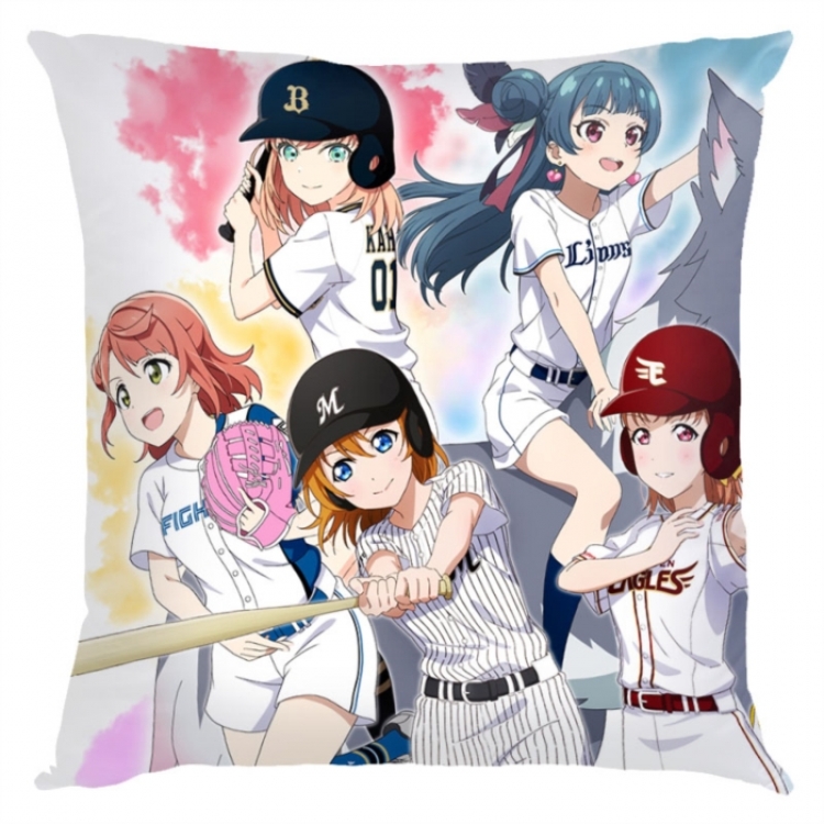 LoveLive  Anime square full-color pillow cushion 45X45CM NO FILLING 