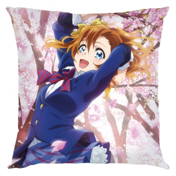 LoveLive  Anime square full-color pillow cushion 45X45CM NO FILLING 