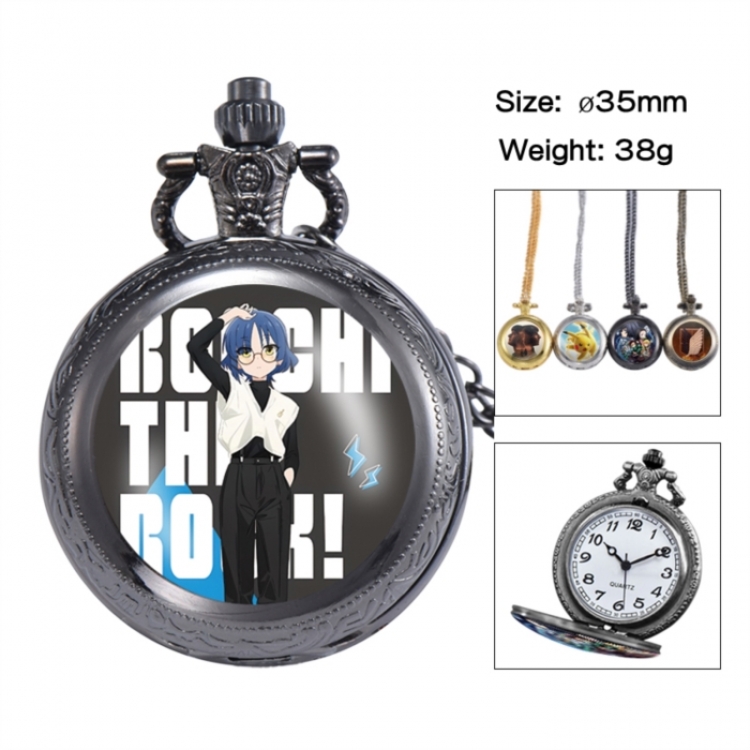 BOCCHI THE ROCK! Anime peripheral European and American retro flip pocket watch 35mm