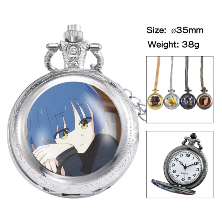 BOCCHI THE ROCK! Anime peripheral European and American retro flip pocket watch 35mm