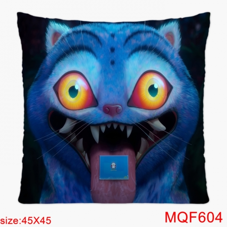 K-Pop Demon Hunters Anime square full-color pillow cushion 45X45CM NO FILLING 