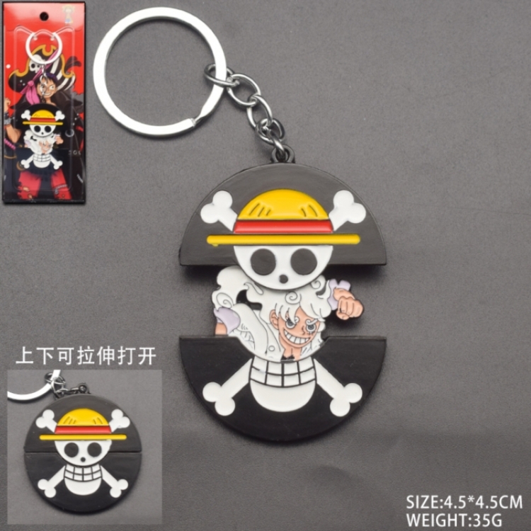 One Piece Anime peripheral retractable keychain