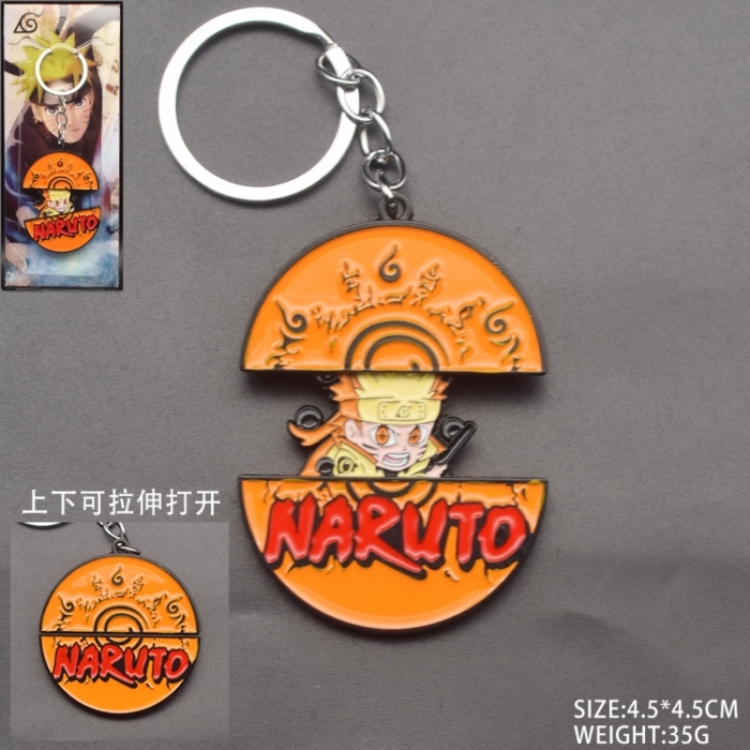 Naruto Anime peripheral retractable keychain