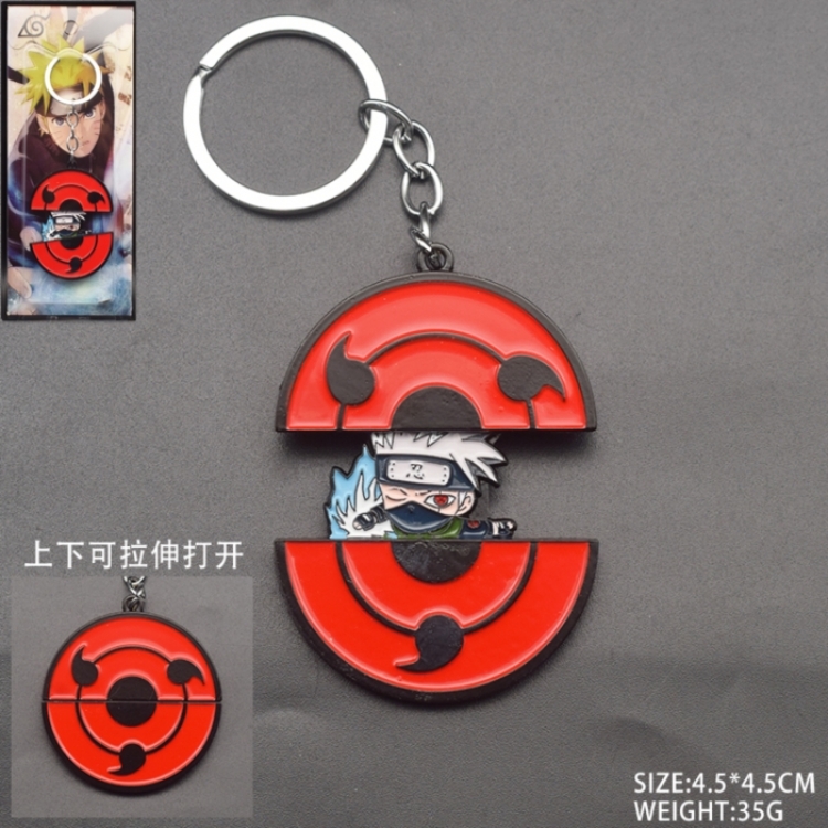 Naruto Anime peripheral retractable keychain