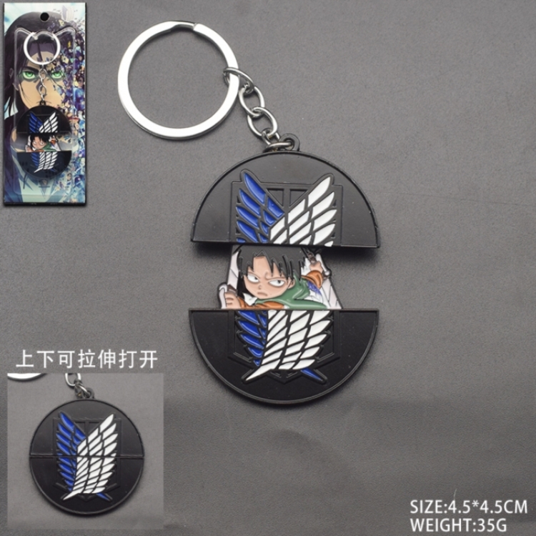 Shingeki no Kyojin Anime peripheral retractable keychain