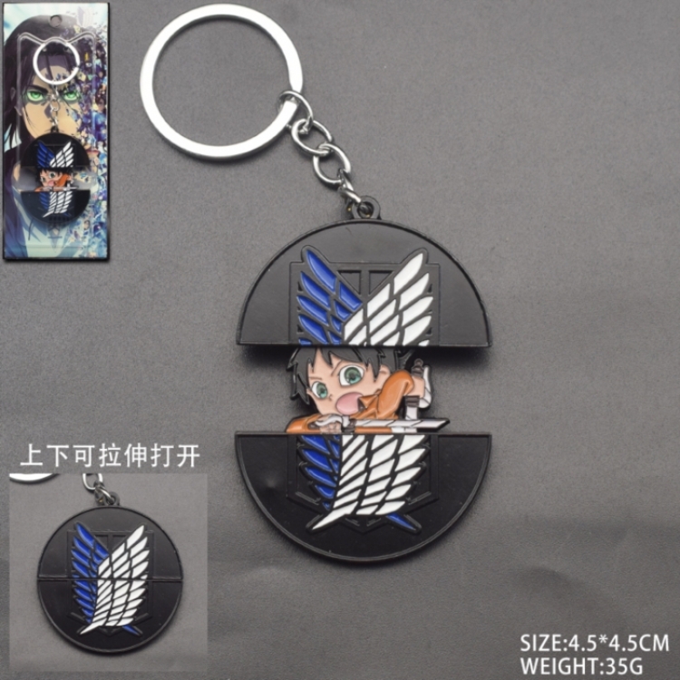 Shingeki no Kyojin Anime peripheral retractable keychain