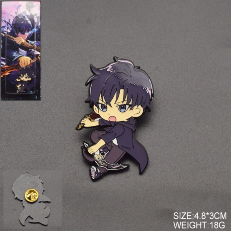 Solo Leveling:Arise Anime cartoon metal brooch