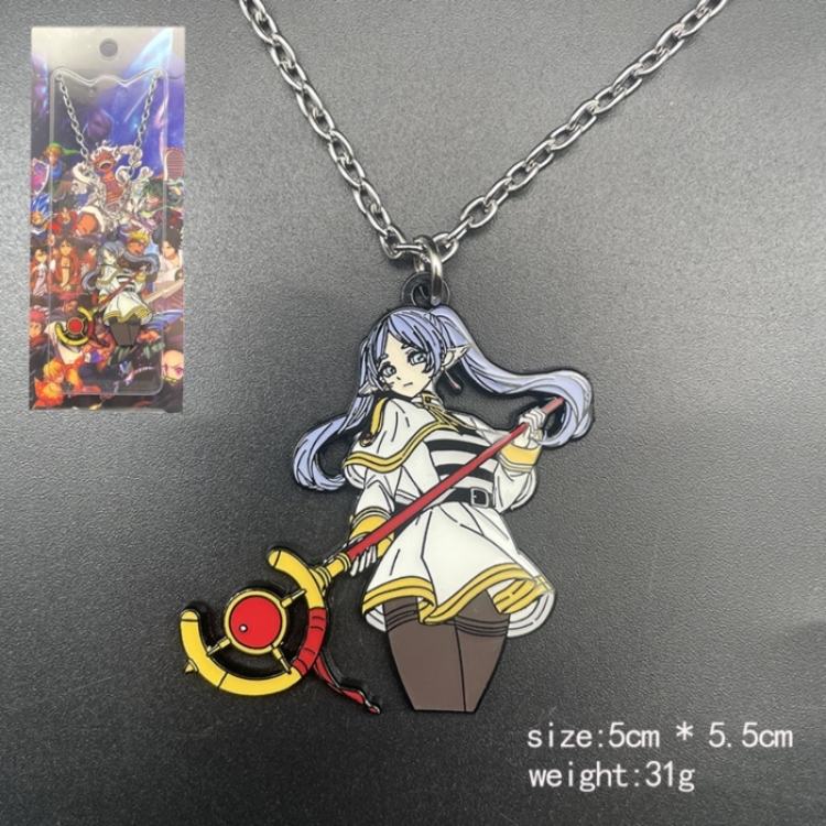 Frieren: Beyond Journey's Anime cartoon metal necklace pendant ornament