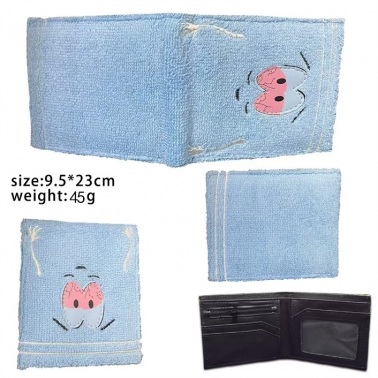 Towel man  Silicone PVC Wallet Short 2% off Wallet 9.5X23CM
