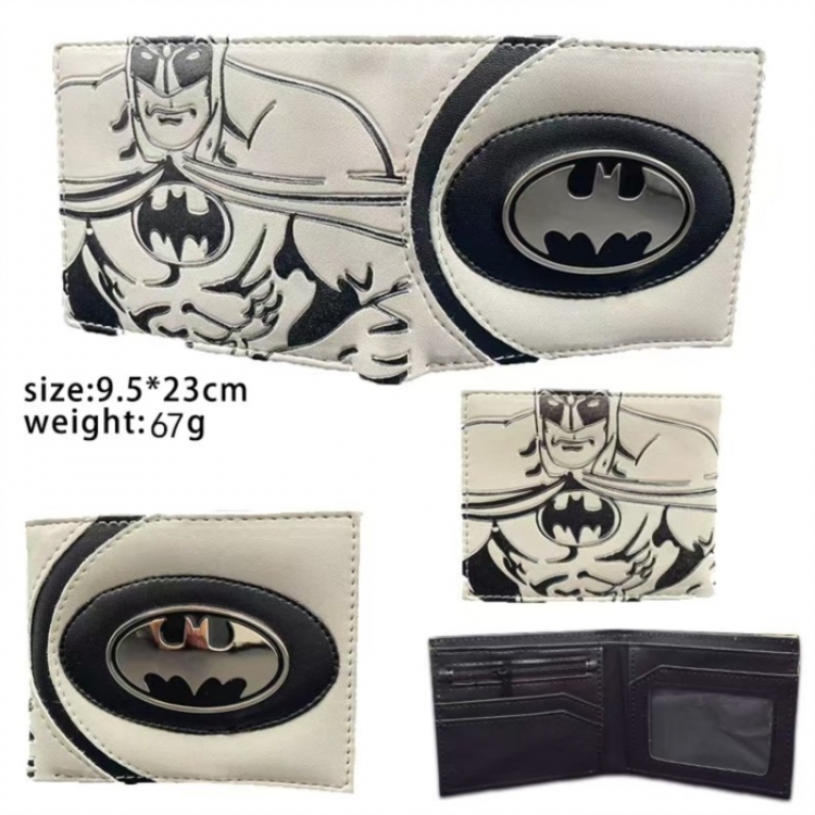 Spiderman Hardware PU wallet short two-fold wallet 9.5X23.5CM 86G