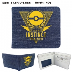 Pokemon Anime denim folding fu...