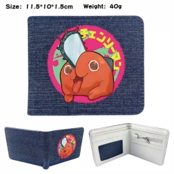 Chainsaw man Anime denim foldi...