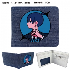 Chainsaw man Anime denim foldi...