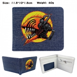 Chainsaw man Anime denim foldi...