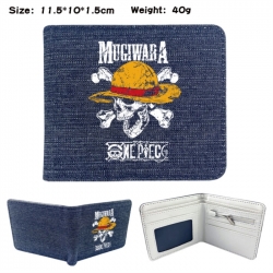 One Piece Anime denim folding ...