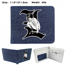 Death note Anime denim folding...