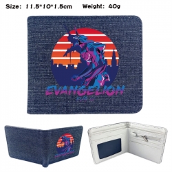 EVA  Anime denim folding full-...