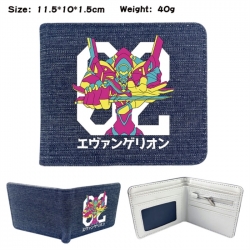 EVA  Anime denim folding full-...