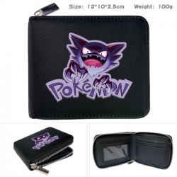 Pokemon Anime zipper black lea...