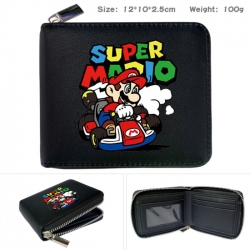 Super Mario Anime zipper black...