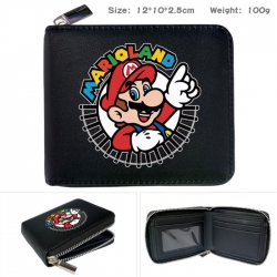 Super Mario Anime zipper black...