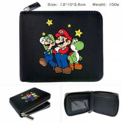 Super Mario Anime zipper black...