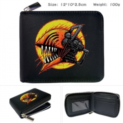 Chainsaw man Anime zipper blac...