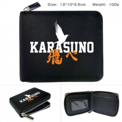 Haikyuu!! Anime zipper black l...