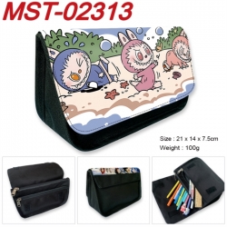 Labubu Anime Velcro canvas zip...