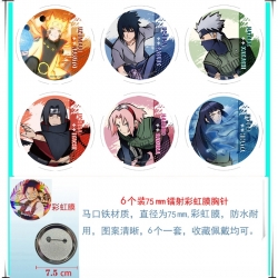 Naruto Anime Rainbow Mask Badg...