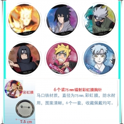 Naruto Anime Rainbow Mask Badg...