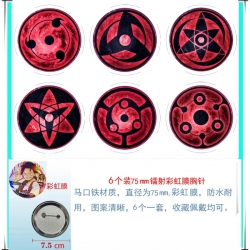 Naruto Anime Rainbow Mask Badg...