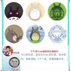 TOTORO Anime Rainbow Mask Badg...