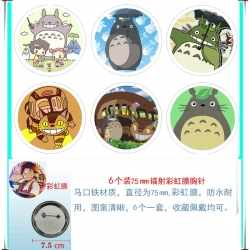 TOTORO Anime Rainbow Mask Badg...