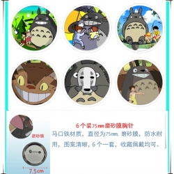 TOTORO Anime Matte film brooch...