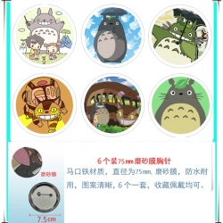 TOTORO Anime Matte film brooch...