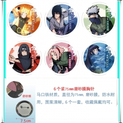 Naruto Anime Matte film brooch...