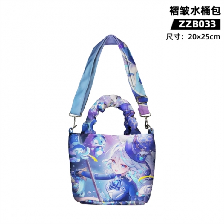Love and Deepspace Game wrinkled bucket bag 20X25CM