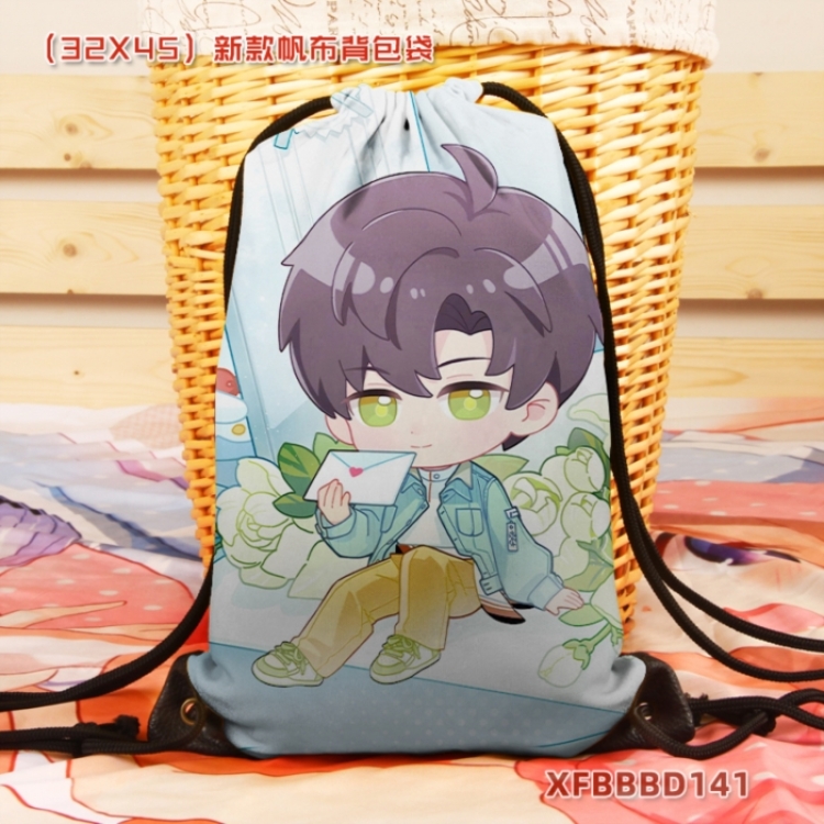 Love and Deepspace Anime canvas backpack bag 32X45CM