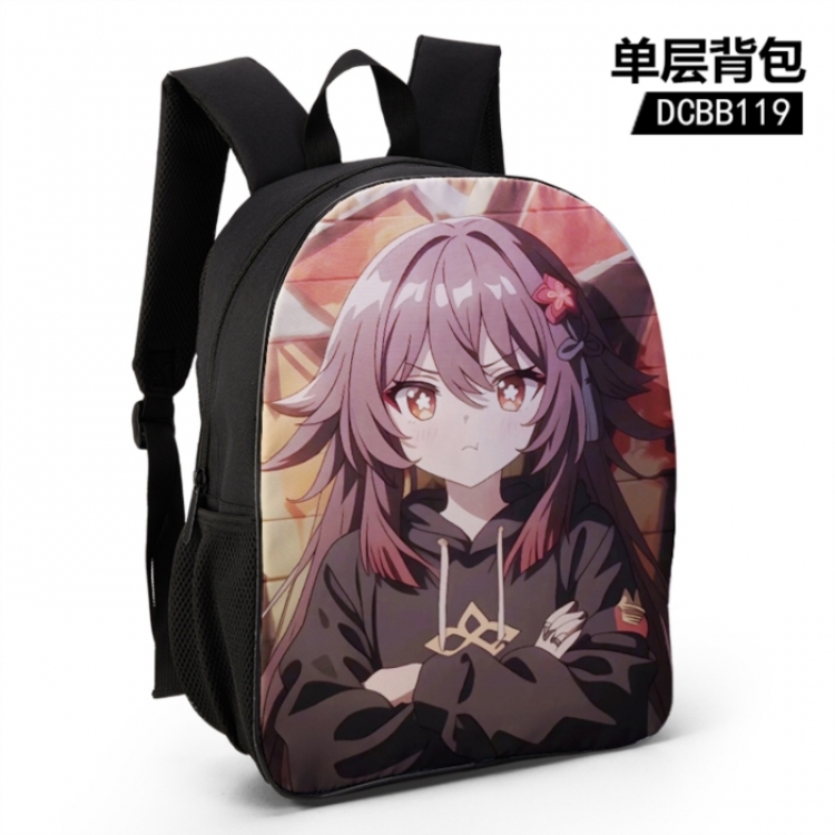 Genshin Impact Single layer backpack for gaming